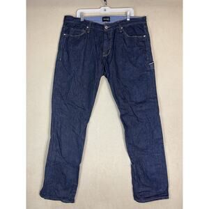 Diamond Supply Co Jeans Mens 40x34 Blue Salvage‎ Straight Leg Regular Fit Denim